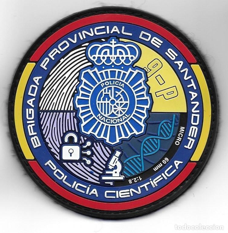 Militaria: PARCHE POLICIA CIENTIFICA SANTANDER - Foto 1