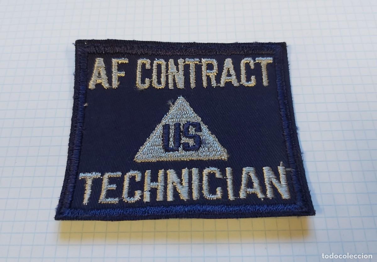 Militaria: Parche AF Contract US Technician - Foto 1
