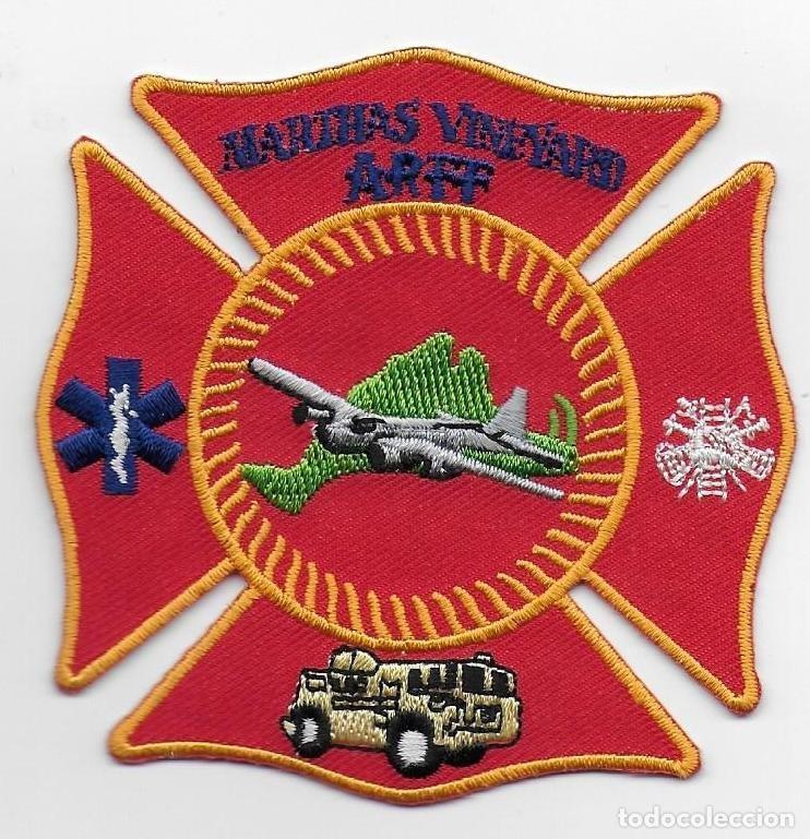 Militaria: parche BOMBERO USA BASE AEREA - Foto 1