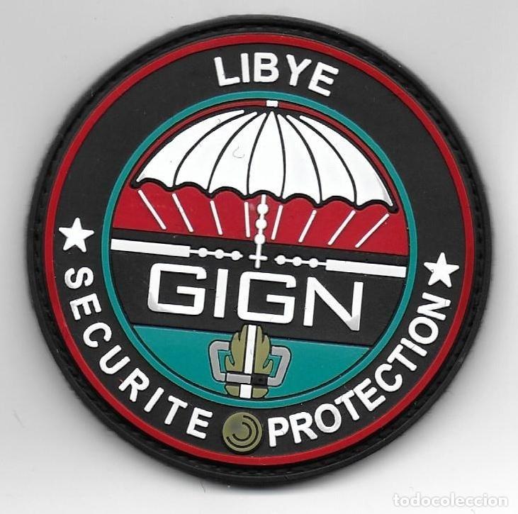 Militaria: parche FRANCIA POLICE GIGN SWAT EN LIBIA