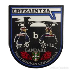 Militaria: PARCHE POLICÍA ERTZAINTZA P.C. BALMASEDA (LANDARE)(PVC 2D CON VELCRO)