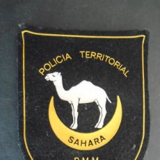 Militaria: (MI-240410)PARCHE POLICIA TERRITORIAL SAHARA P.M.M. AAIUN