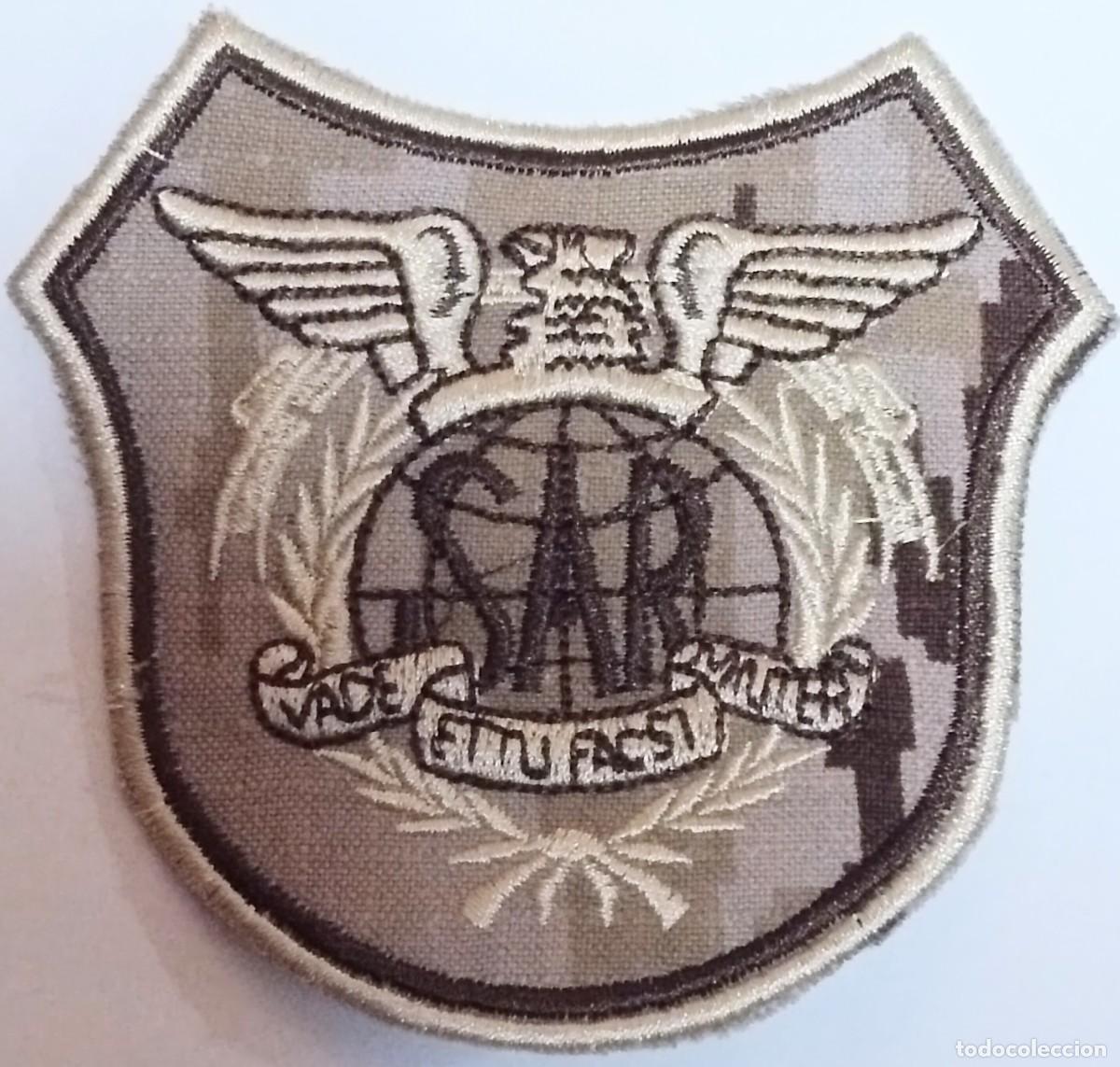 Military Antiques: PARCHE EMBLEMA DE BRAZO BORDADO EN &Aacute;RIDO PIXELADO SAR