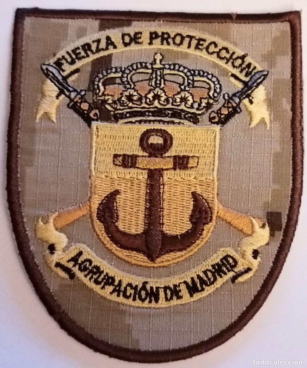 Militaria: PARCHE EMBLEMA DE BRAZO BORDADO CON VELCRO DE LA FUERZA DE PROTECCI&Oacute;N AGRUPACI&Oacute;N DE MADRID
