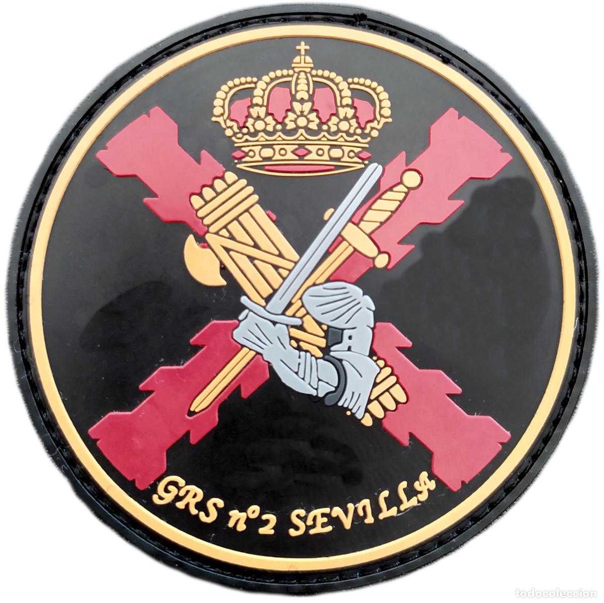 Militaria: Guardia Civil GRS 2 Sevilla Grupo Reserva y Seguridad parche insignia patch ecusson
