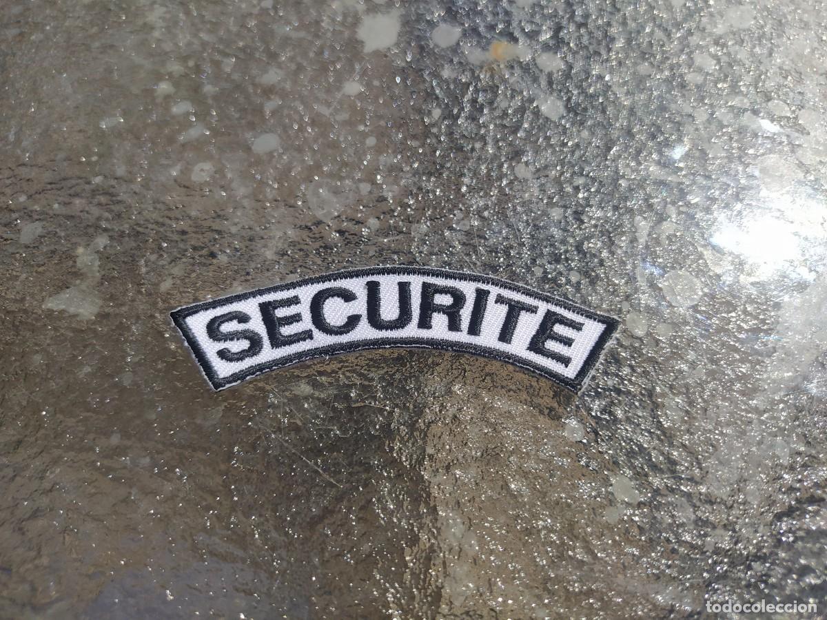 Militaria: Parche bordado, securite - Foto 1