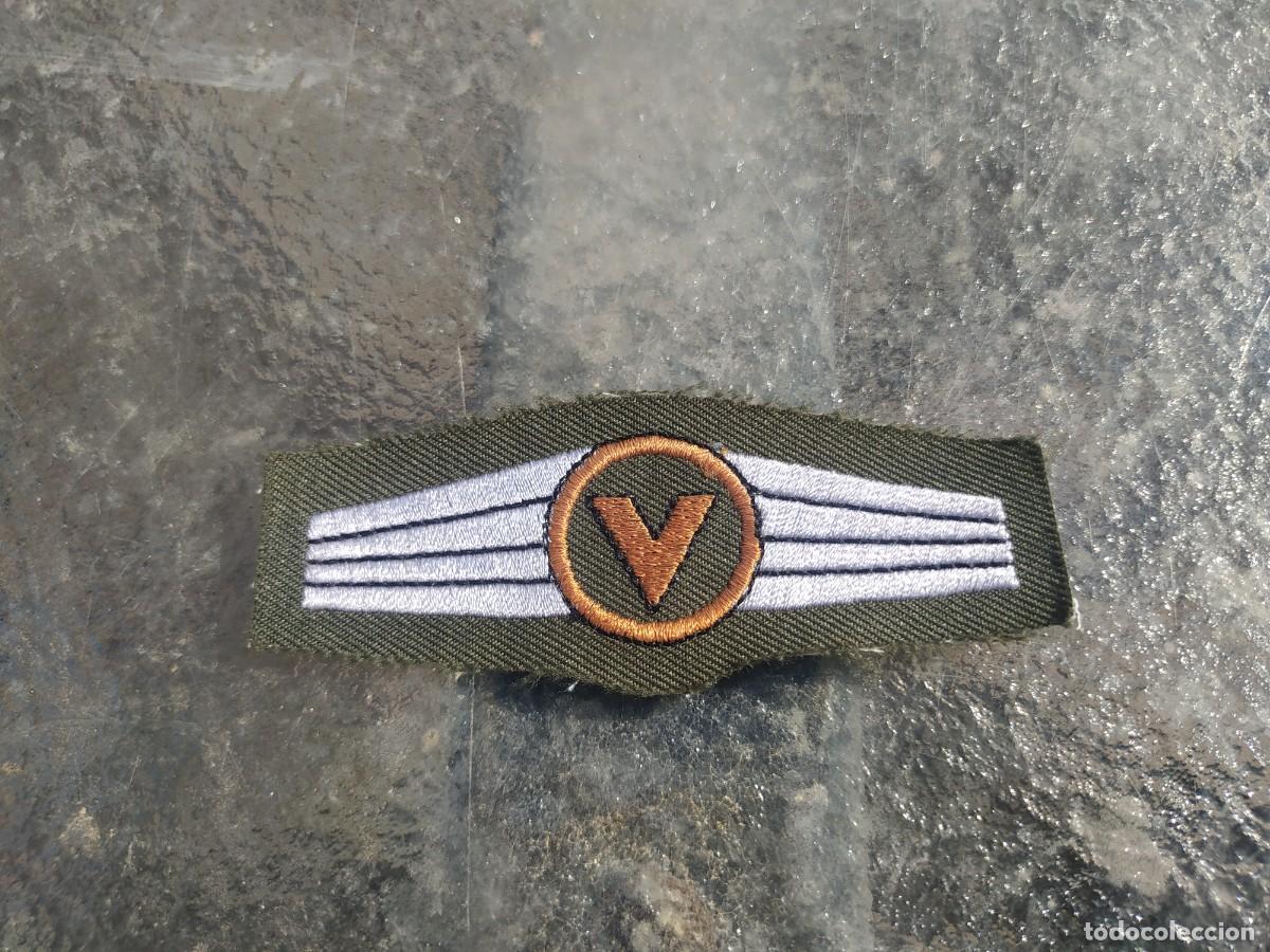Militaria: Parche de tela, alas - Foto 1