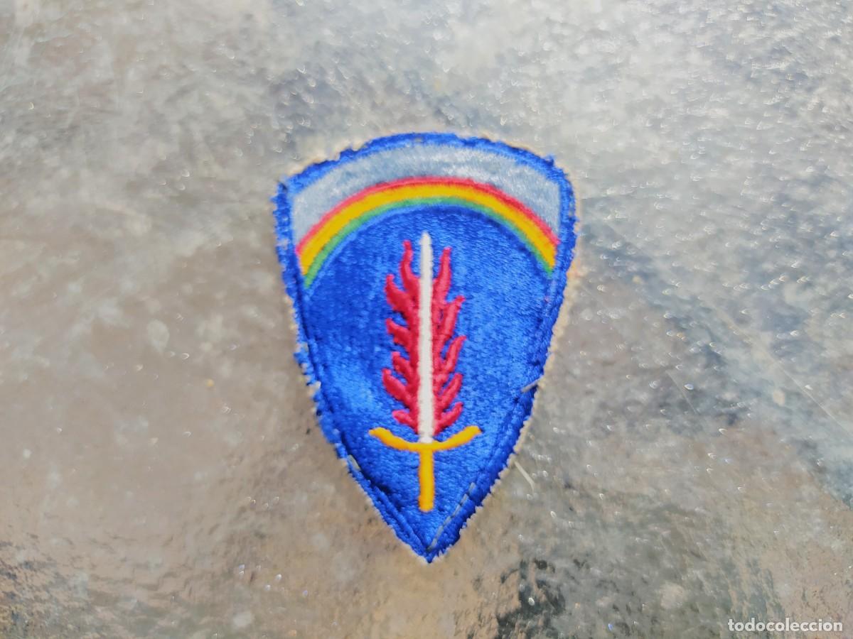 Militaria: Parche bordado de tela, E.U. - Foto 1