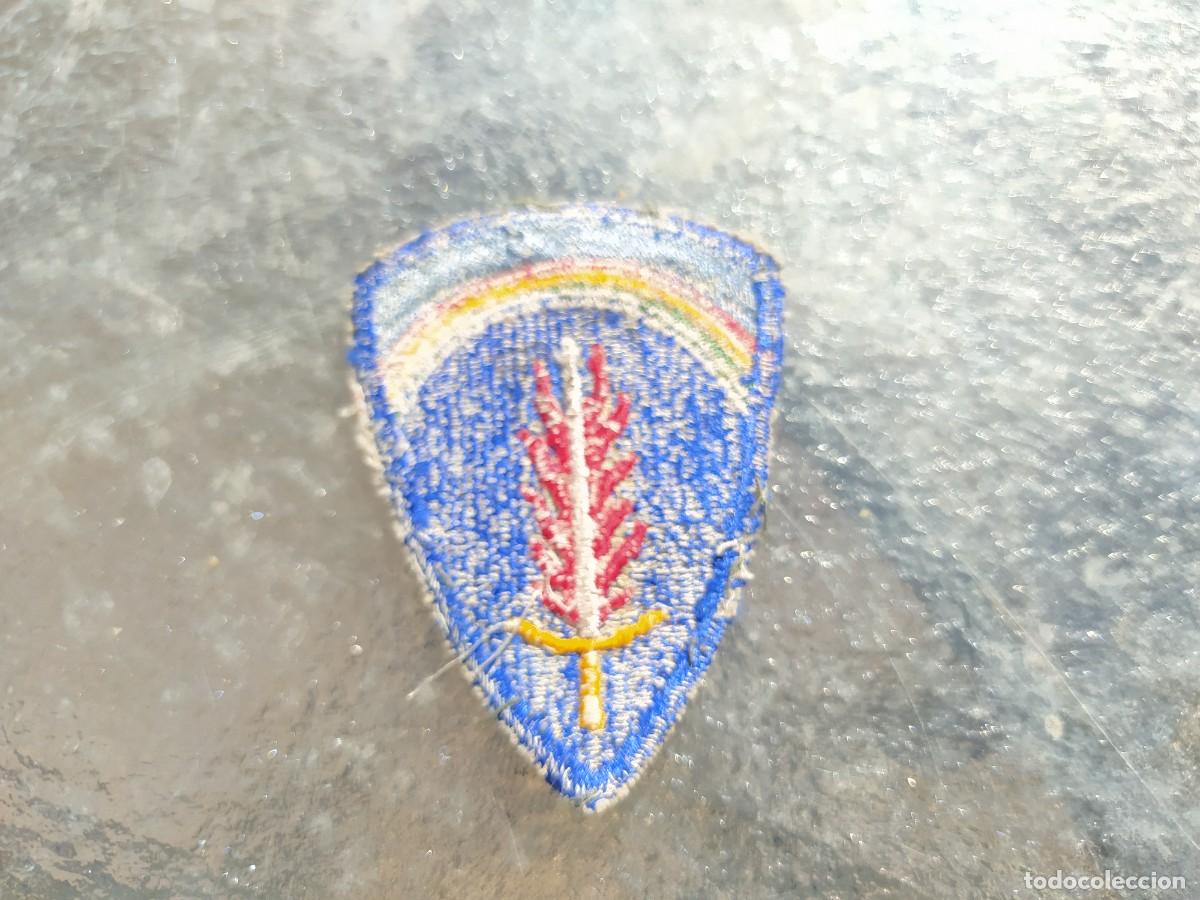 Militaria: Parche bordado de tela, E.U. - Foto 2