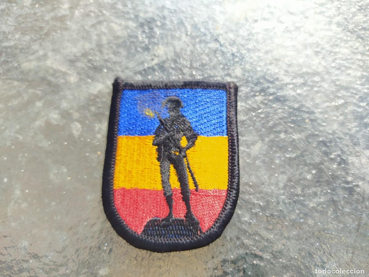Militaria: Parche bordado de tela, E.U. - Foto 1