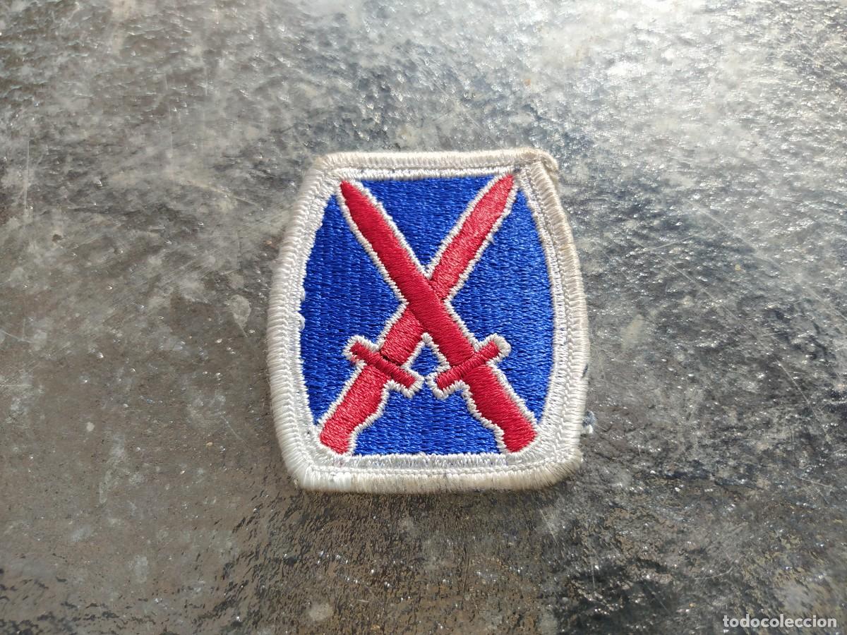 Militaria: Parche bordado de tela, E.U. - Foto 1