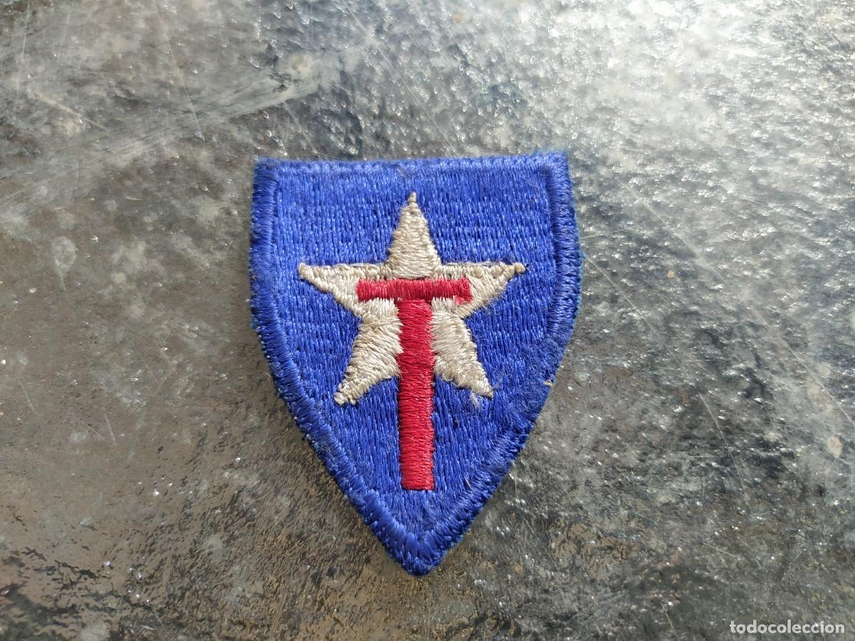 Militaria: Parche bordado de tela, E.U. - Foto 1