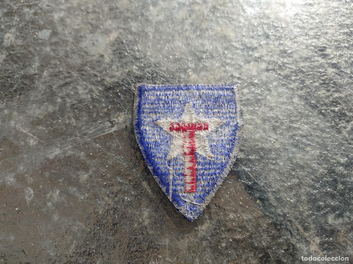Militaria: Parche bordado de tela, E.U. - Foto 2