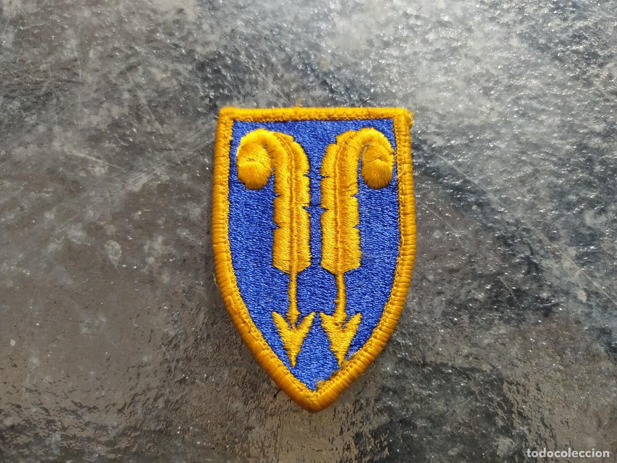 Militaria: Parche bordado de tela, E.U. - Foto 1