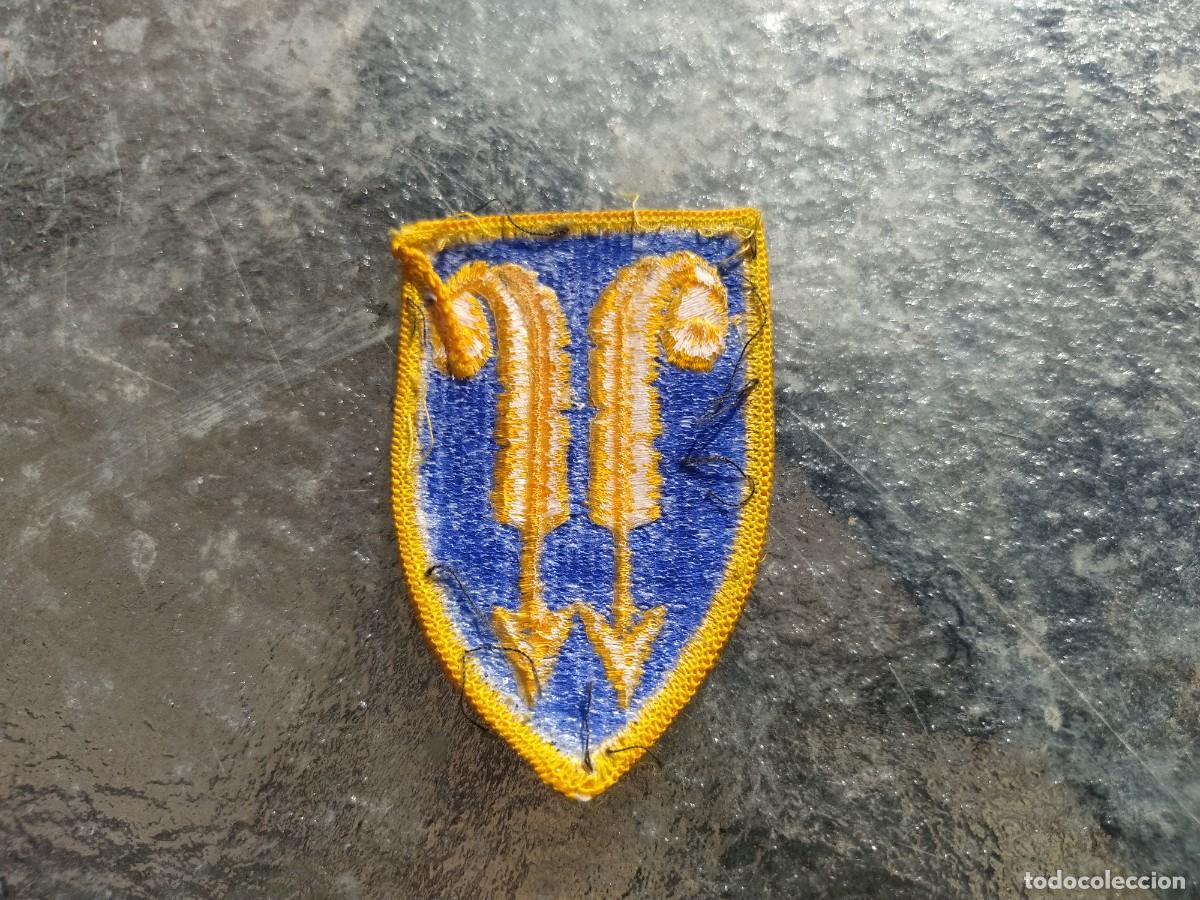 Militaria: Parche bordado de tela, E.U. - Foto 2