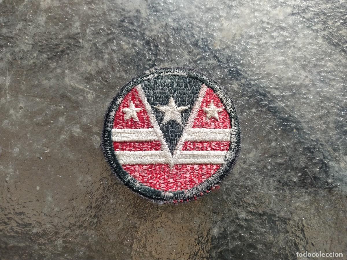 Militaria: Parche bordado de tela, E.U. - Foto 2