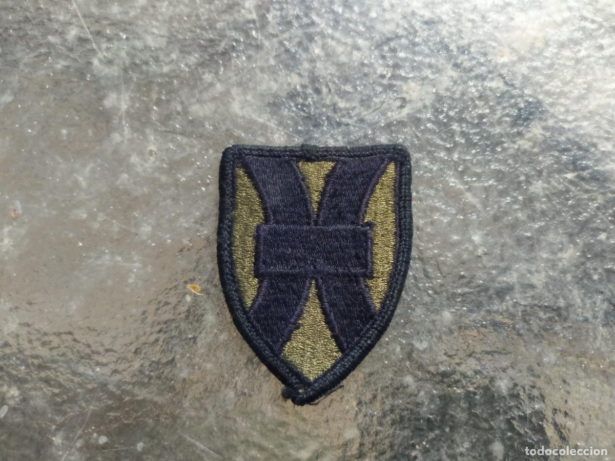 Militaria: Parche bordado de tela, E.U. - Foto 1