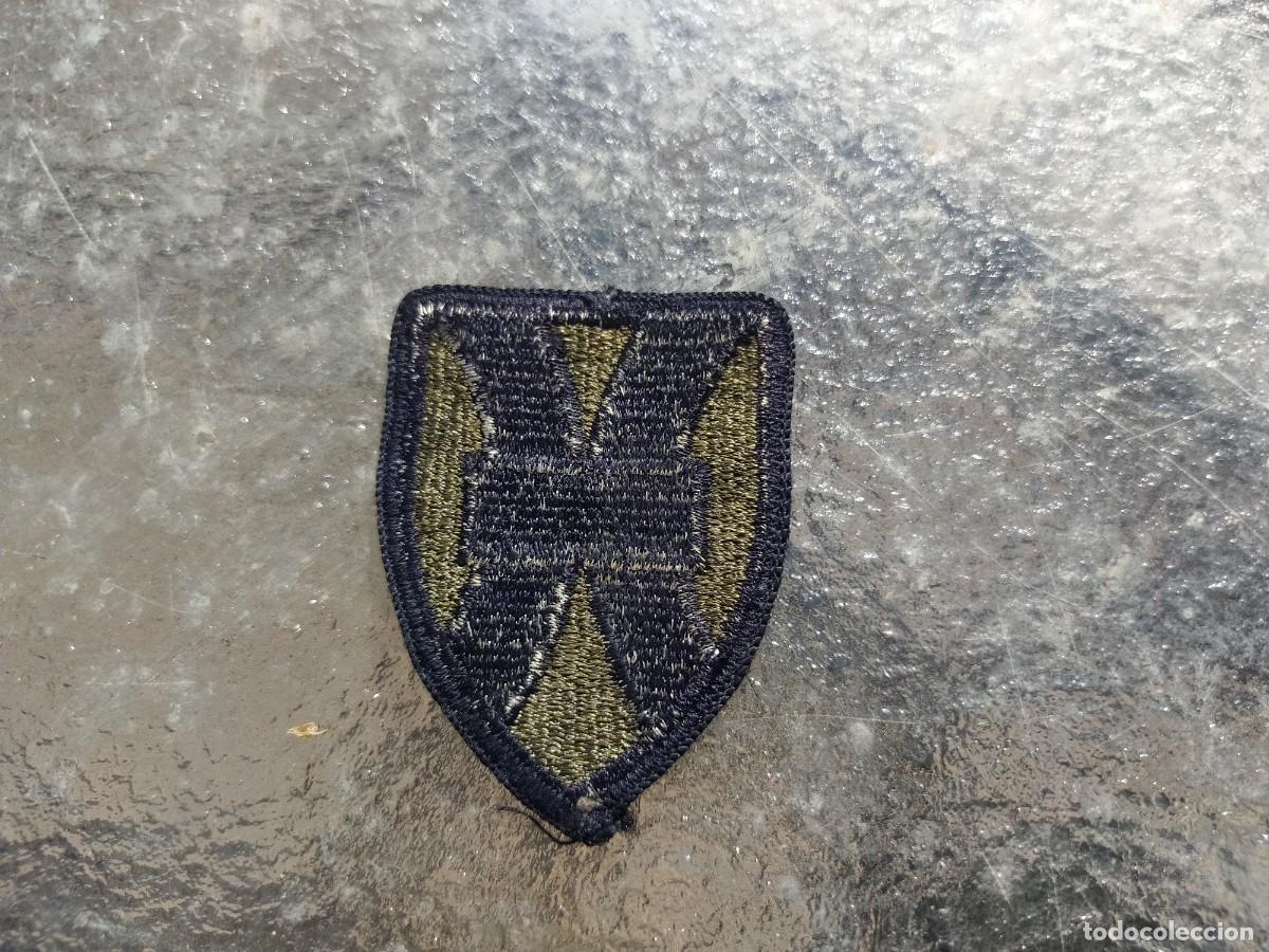 Militaria: Parche bordado de tela, E.U. - Foto 2