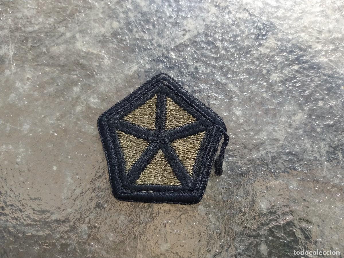 Militaria: Parche bordado de tela, E.U. - Foto 1