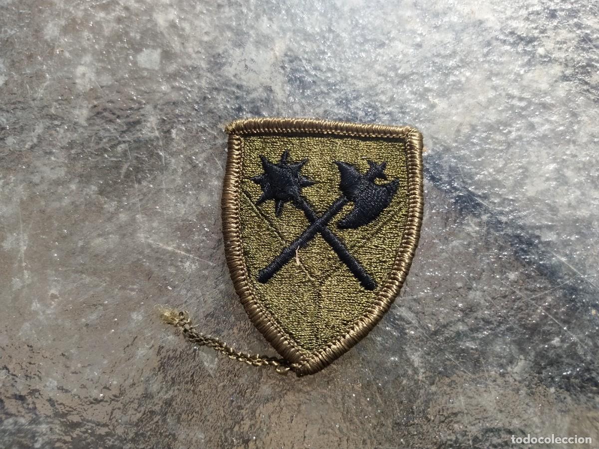 Militaria: Parche bordado de tela, E.U. - Foto 1