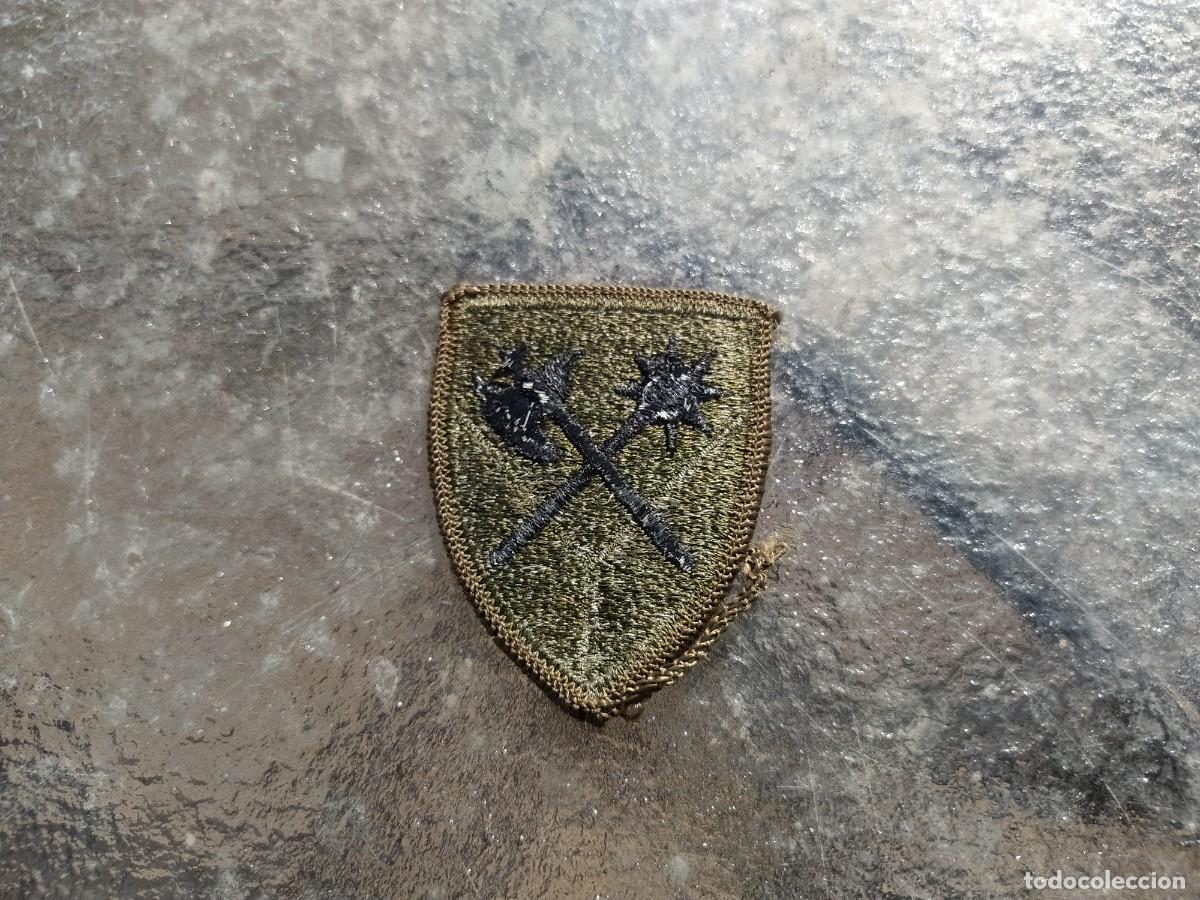 Militaria: Parche bordado de tela, E.U. - Foto 2
