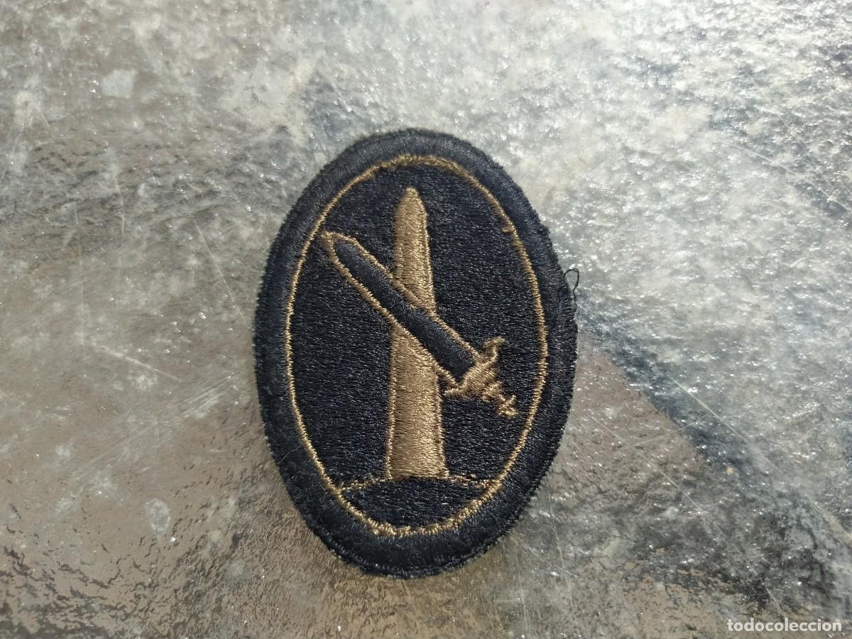 Militaria: Parche bordado de tela, E.U. - Foto 1