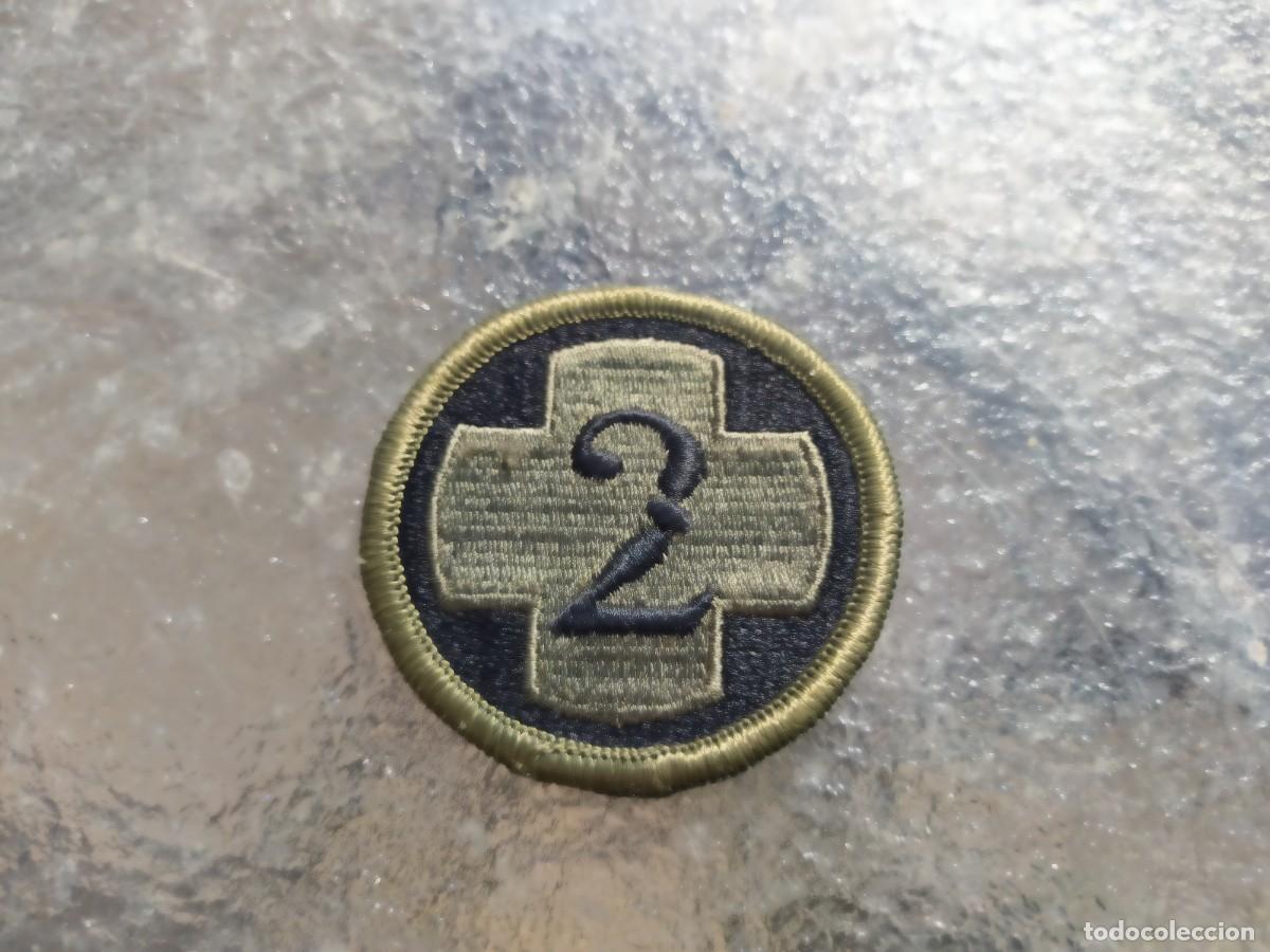 Militaria: Parche bordado de tela, E.U. - Foto 1