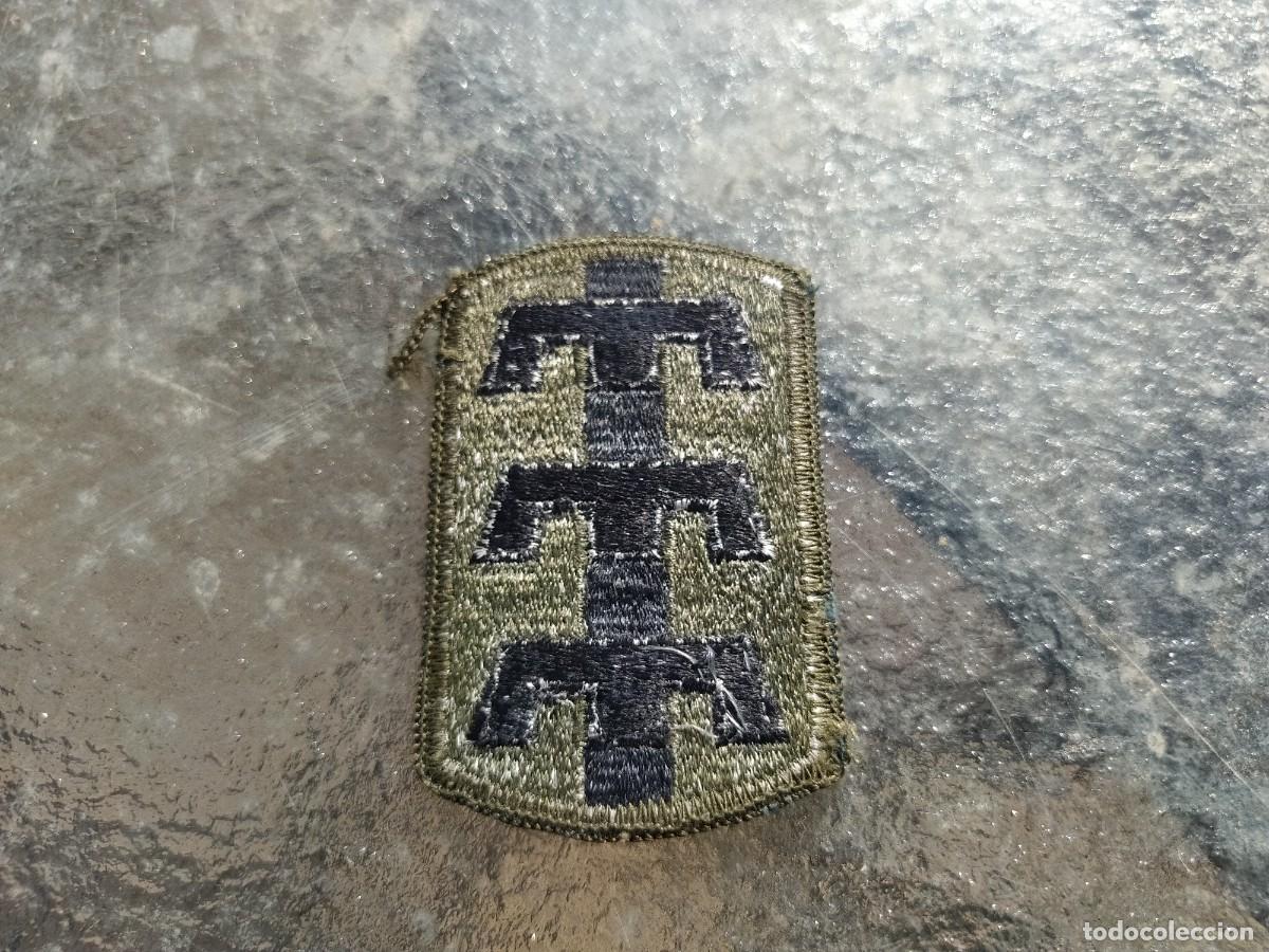 Militaria: Parche bordado de tela, E.U. - Foto 2