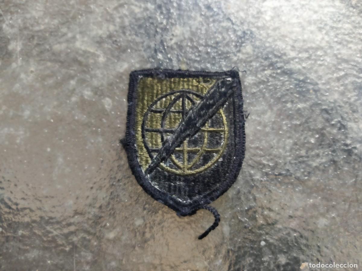 Militaria: Parche bordado de tela, E.U. - Foto 2