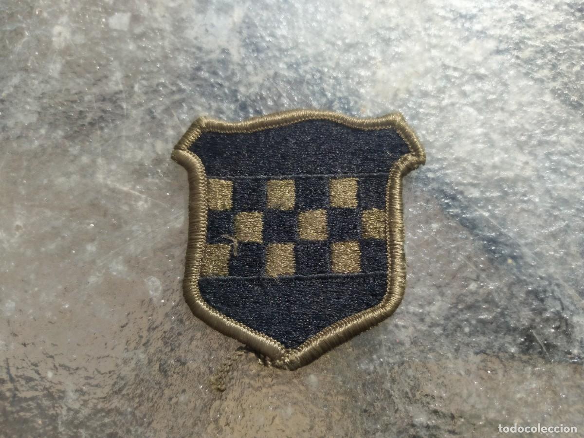 Militaria: Parche bordado de tela, E.U. - Foto 1