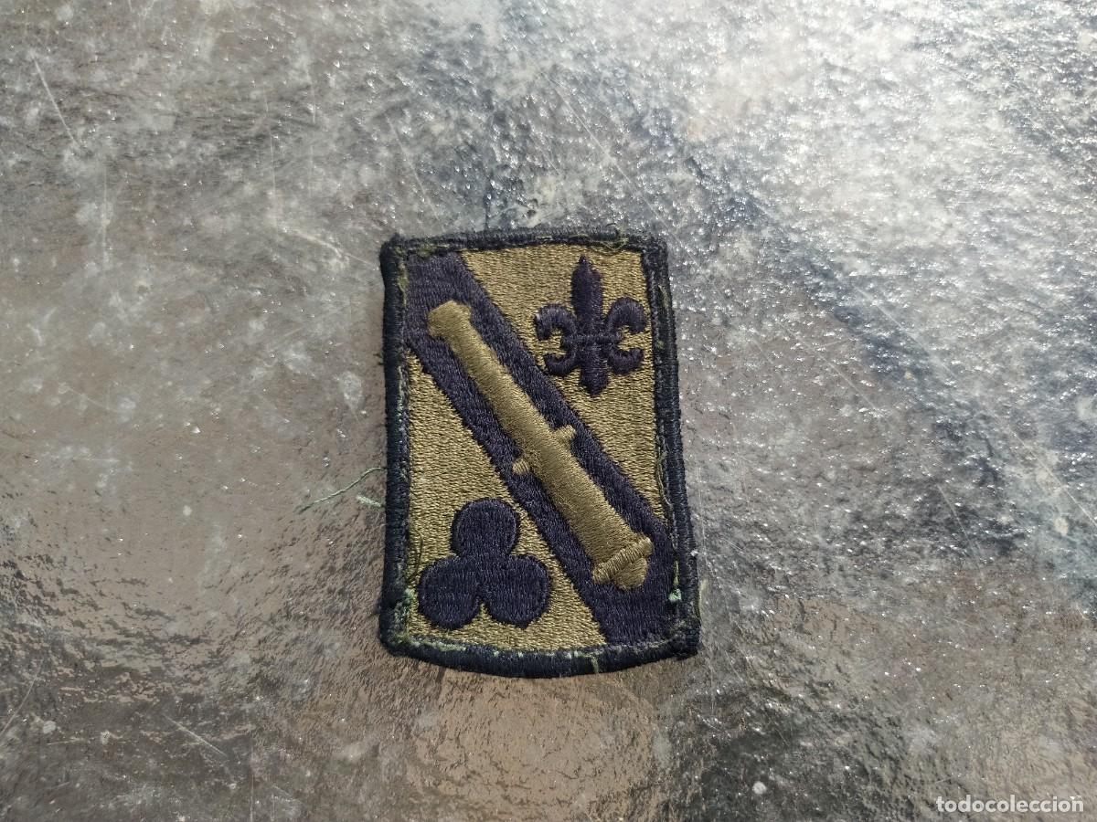 Militaria: Parche bordado de tela, E.U. - Foto 1