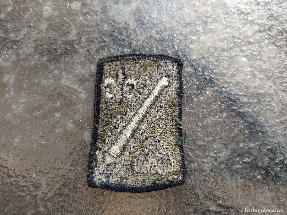 Militaria: Parche bordado de tela, E.U. - Foto 2