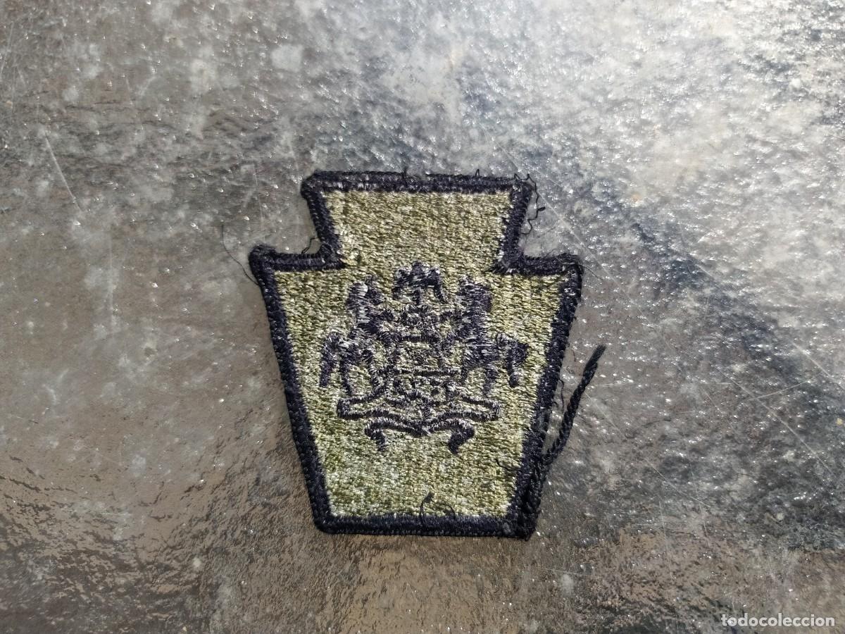 Militaria: Parche bordado de tela, E.U. - Foto 2