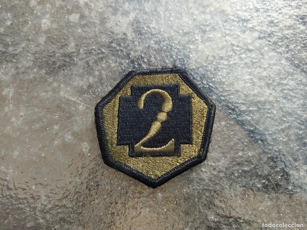 Militaria: Parche bordado de tela, E.U. - Foto 1