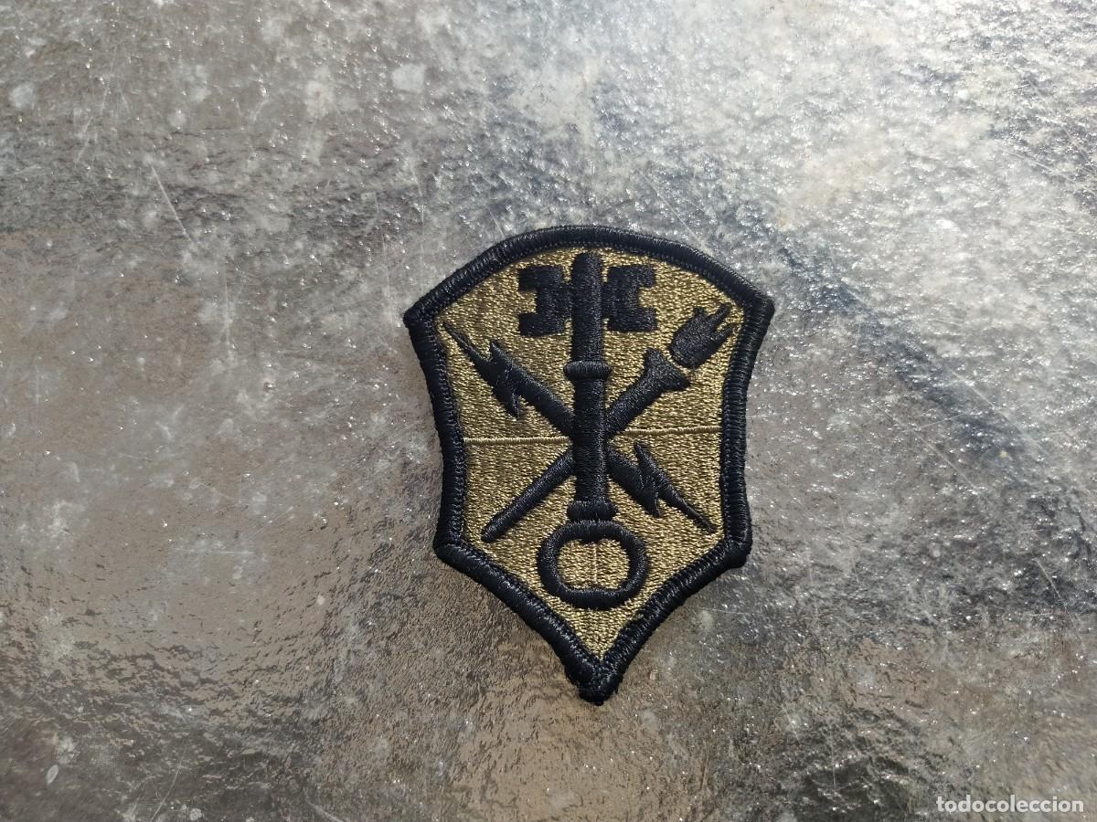 Militaria: Parche bordado de tela, E.U. - Foto 1
