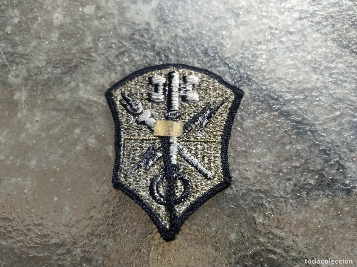 Militaria: Parche bordado de tela, E.U. - Foto 2