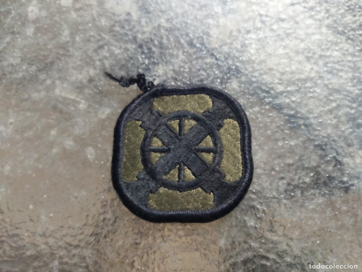Militaria: Parche bordado de tela, E.U. - Foto 1