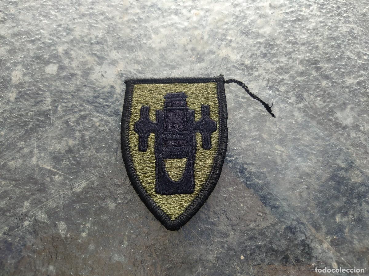 Militaria: Parche bordado de tela, E.U. - Foto 1