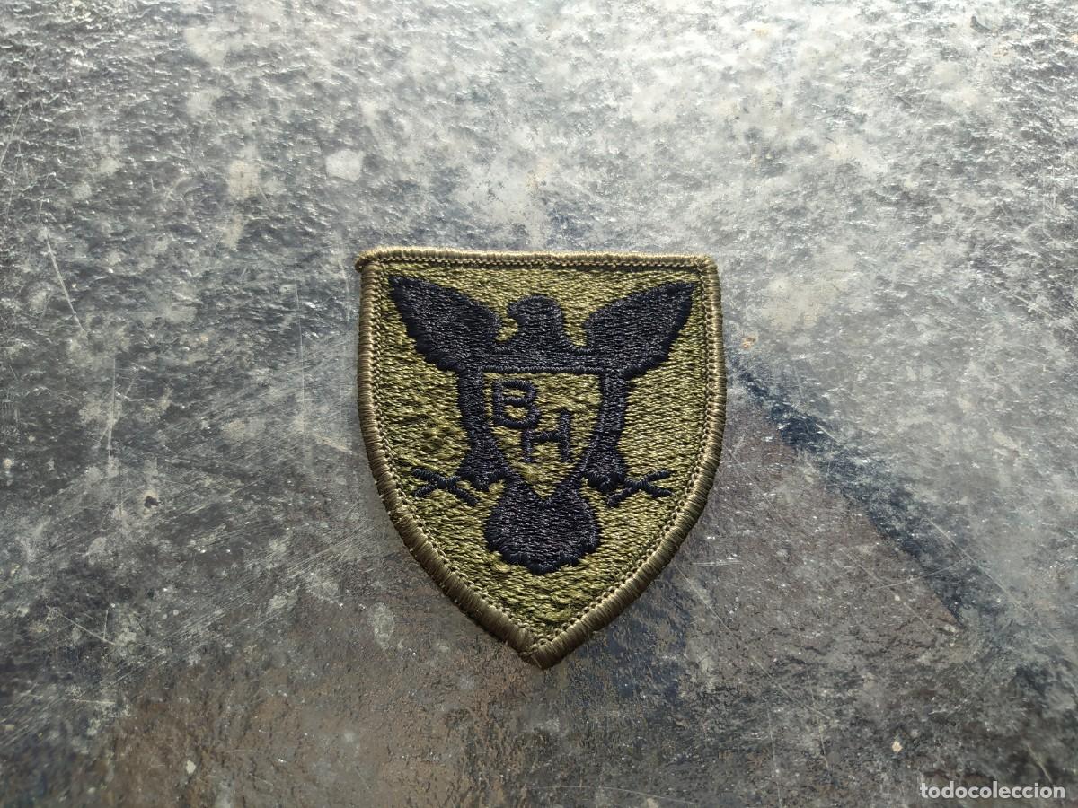 Militaria: Parche bordado de tela, E.U. - Foto 1