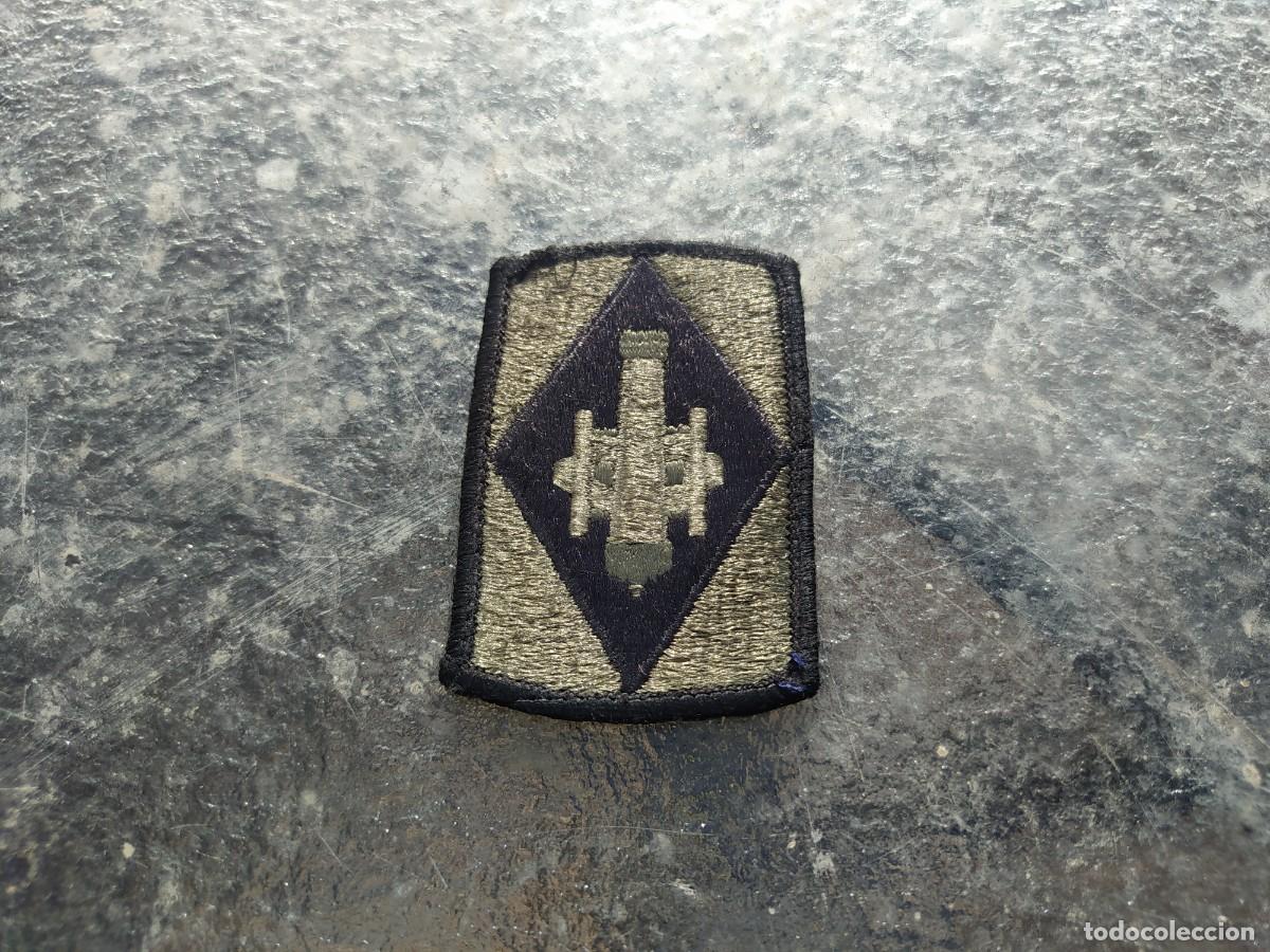 Militaria: Parche bordado de tela, E.U. - Foto 1