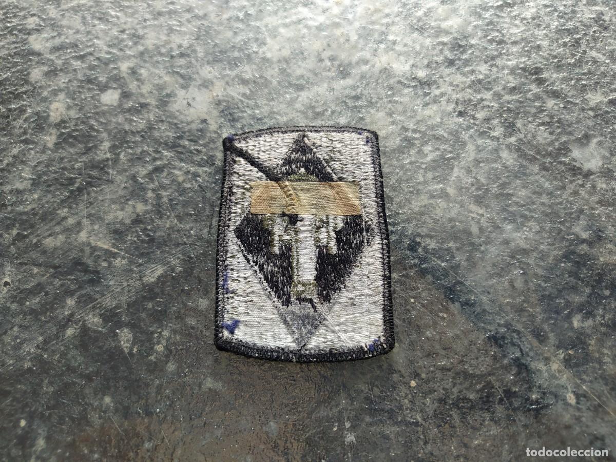 Militaria: Parche bordado de tela, E.U. - Foto 2