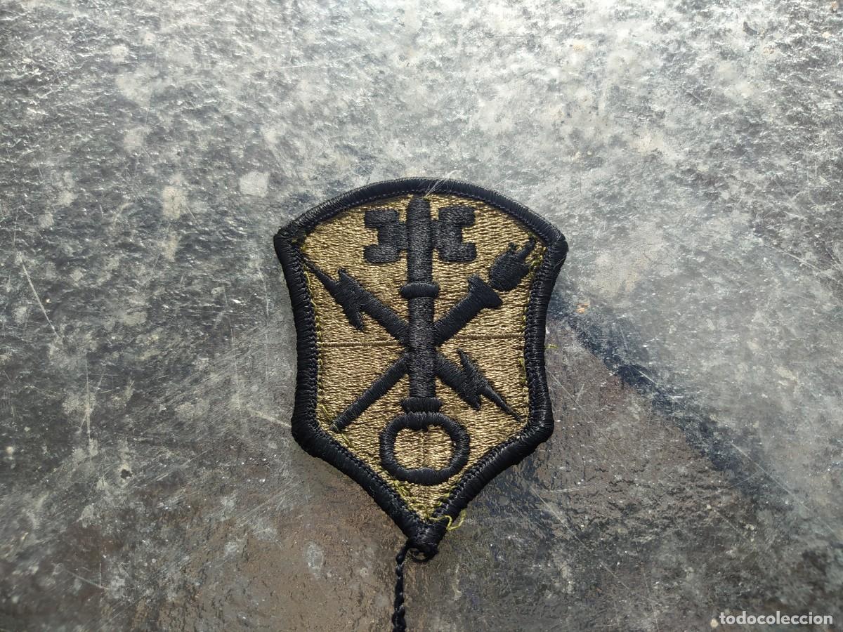Militaria: Parche bordado de tela, E.U. - Foto 1