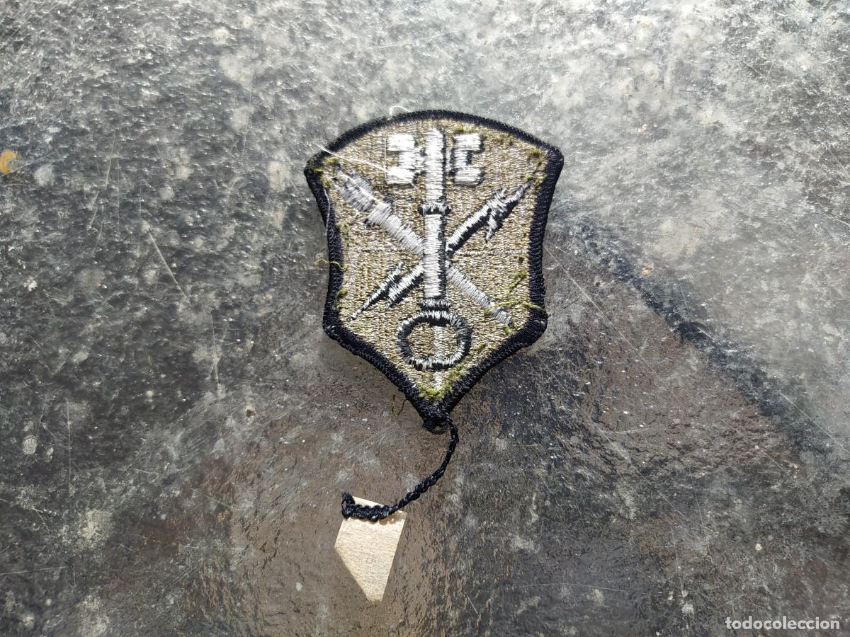 Militaria: Parche bordado de tela, E.U. - Foto 2