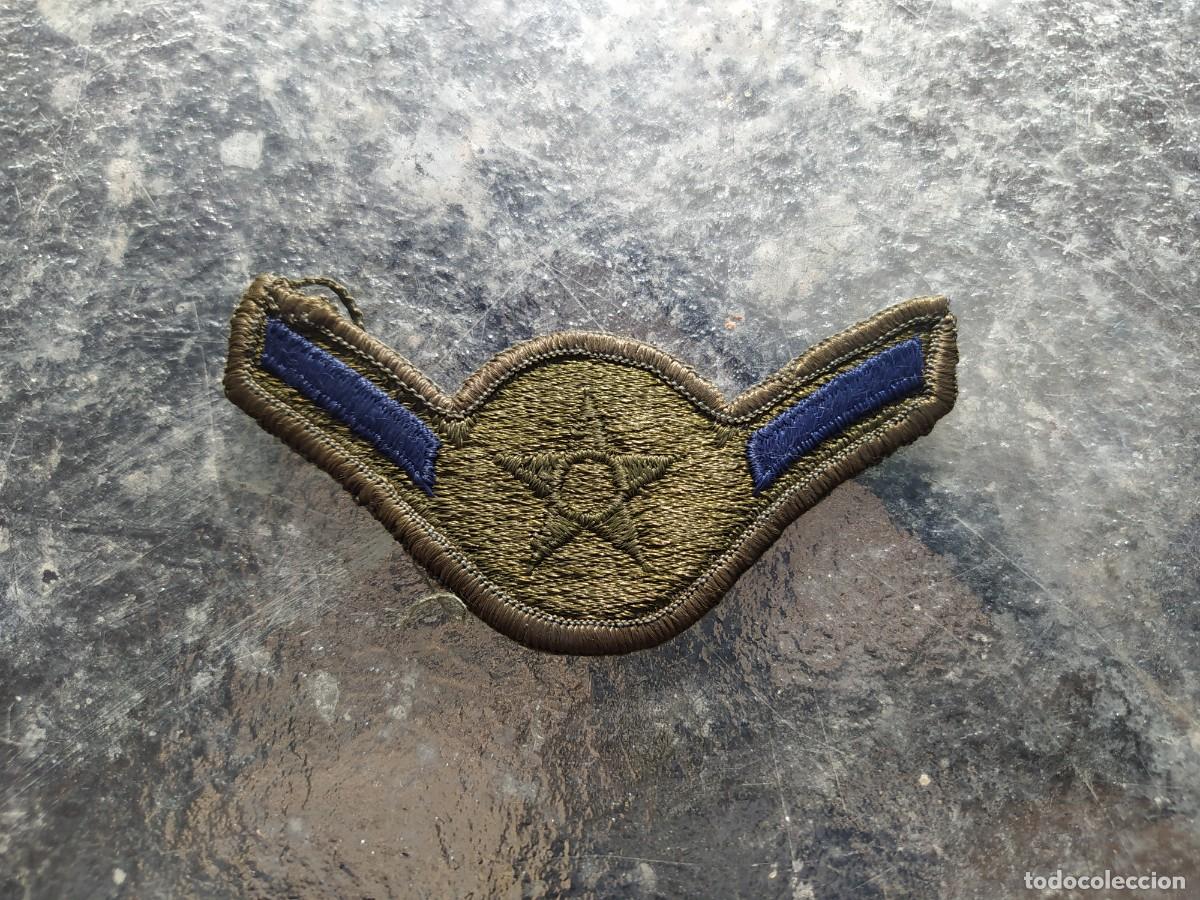 Militaria: Parche bordado de tela, E.U. - Foto 1