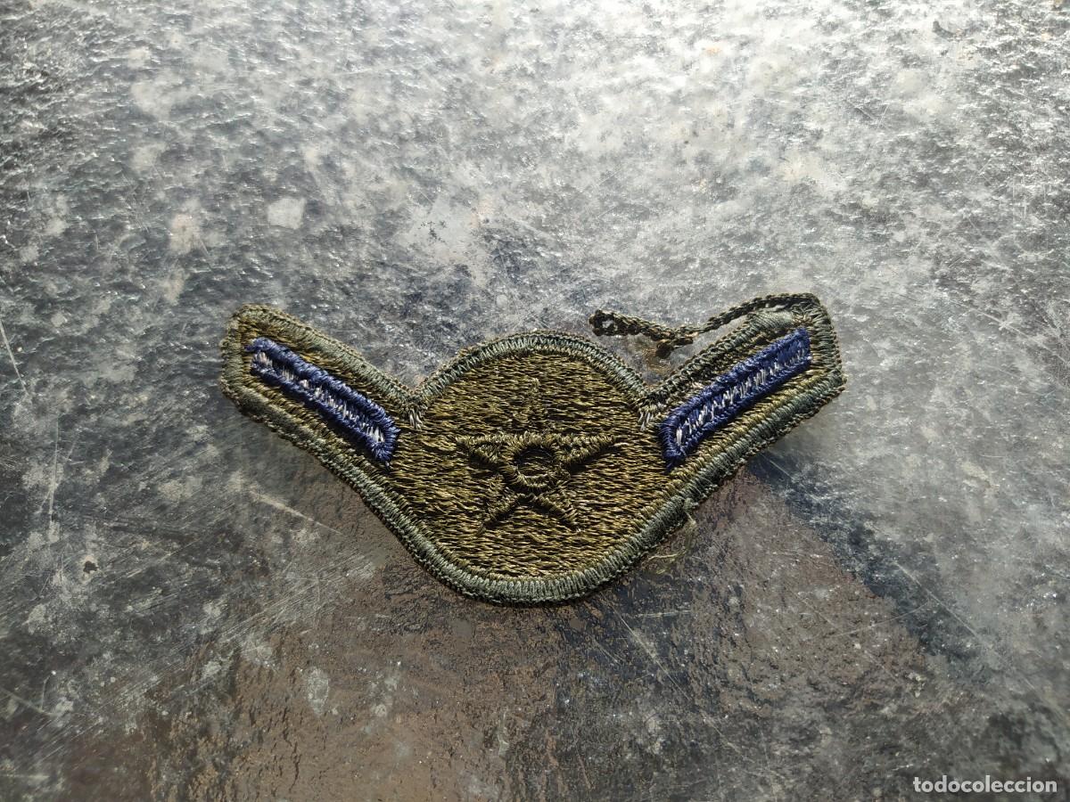 Militaria: Parche bordado de tela, E.U. - Foto 2