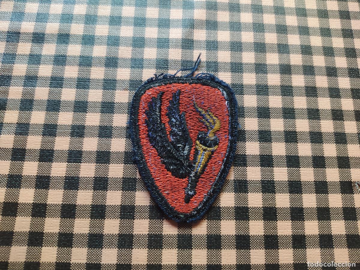 Militaria: Parche bordado de tela, E.U. - Foto 2