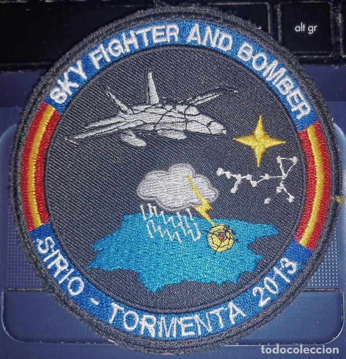 Militaria: PARCHE EJERCITO DEL AIRE EJERCICIO SIRIO TORMENTA 2013 - Foto 1