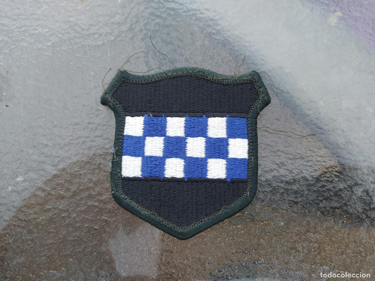 Militaria: Parche bordado de tela, E.U. - Foto 1