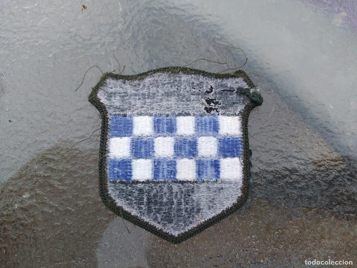 Militaria: Parche bordado de tela, E.U. - Foto 2