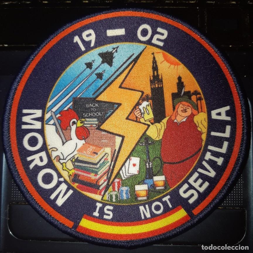 Militaria: PARCHE EJERCITO DEL AIRE BASE AEREA MORON ALA 11 - Foto 1